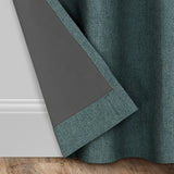 Eclipse Welwick Magnitech 100% Blackout Curtain, Grommet Window Curtain Panel, Seamless Magnetic Closure (1 Panel)