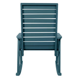 Eco-friendly Synthetic Wood Rocking Chair