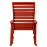 Eco-friendly Synthetic Wood Rocking Chair