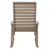 Eco-friendly Synthetic Wood Rocking Chair