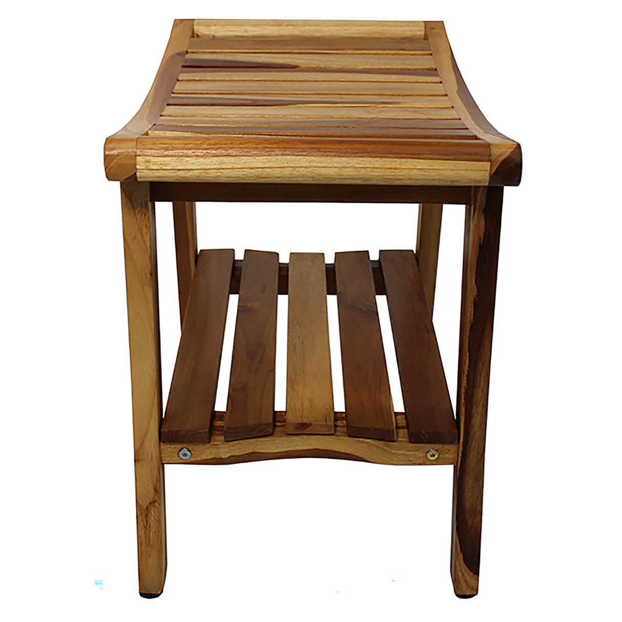 EcoDecors 24", Teak Shower Bench, Teak Shower Benches, Teak Bathroom Bench, Shower Bench Teak, Shower Chair Teak, Antique Gray
