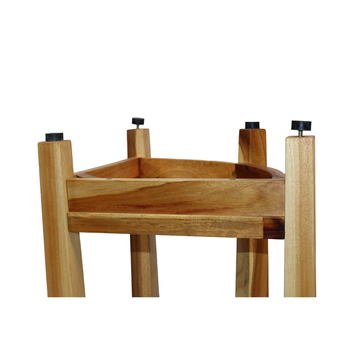 Teak Corner Shower Stool 23-In. Ext. Hgt., Teak Shower Bench, Teak Bench Shower, Teak Shower Stool for Inside Shower, Teak Bench