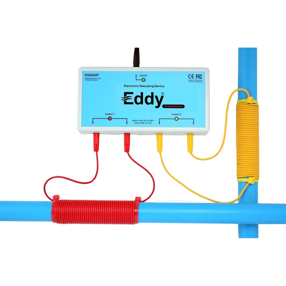 Eddy Water Descaler ED6002P-US Water Softener Alternative and Scale Inhibitor