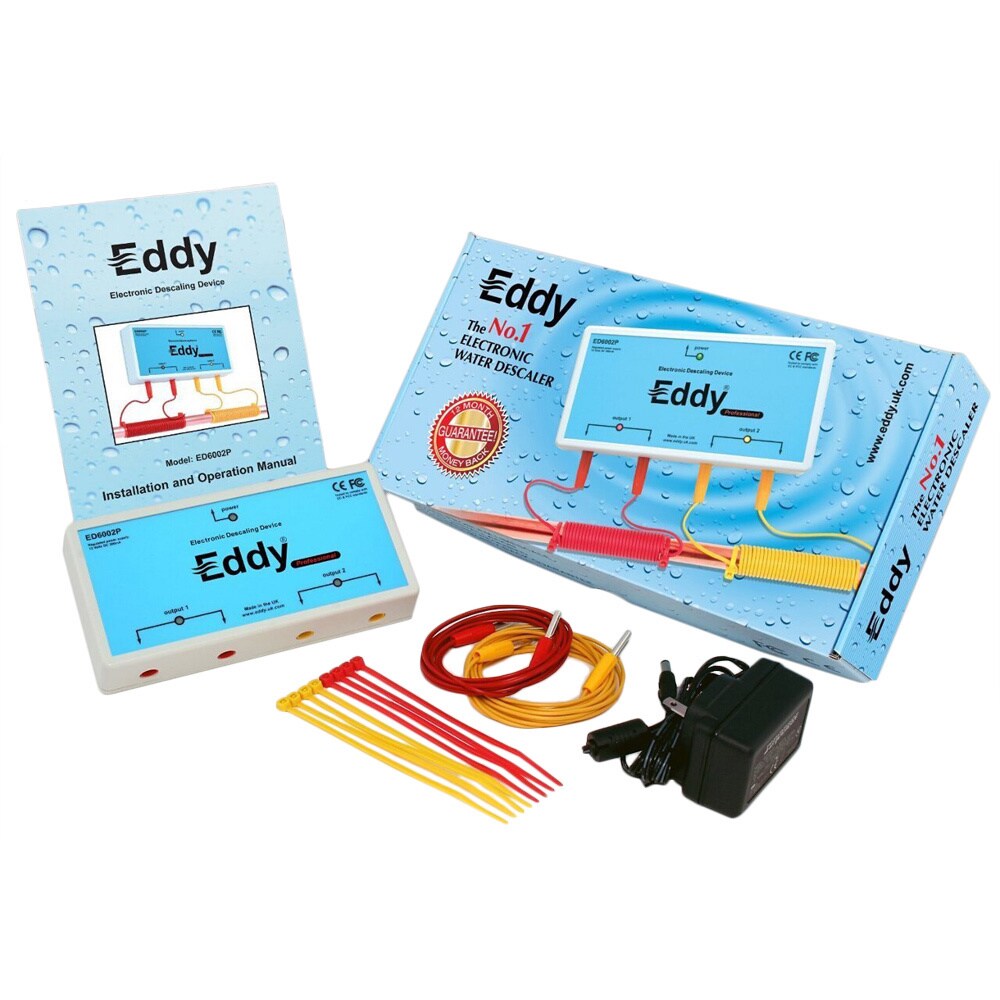 Eddy Water Descaler ED6002P-US Water Softener Alternative and Scale Inhibitor
