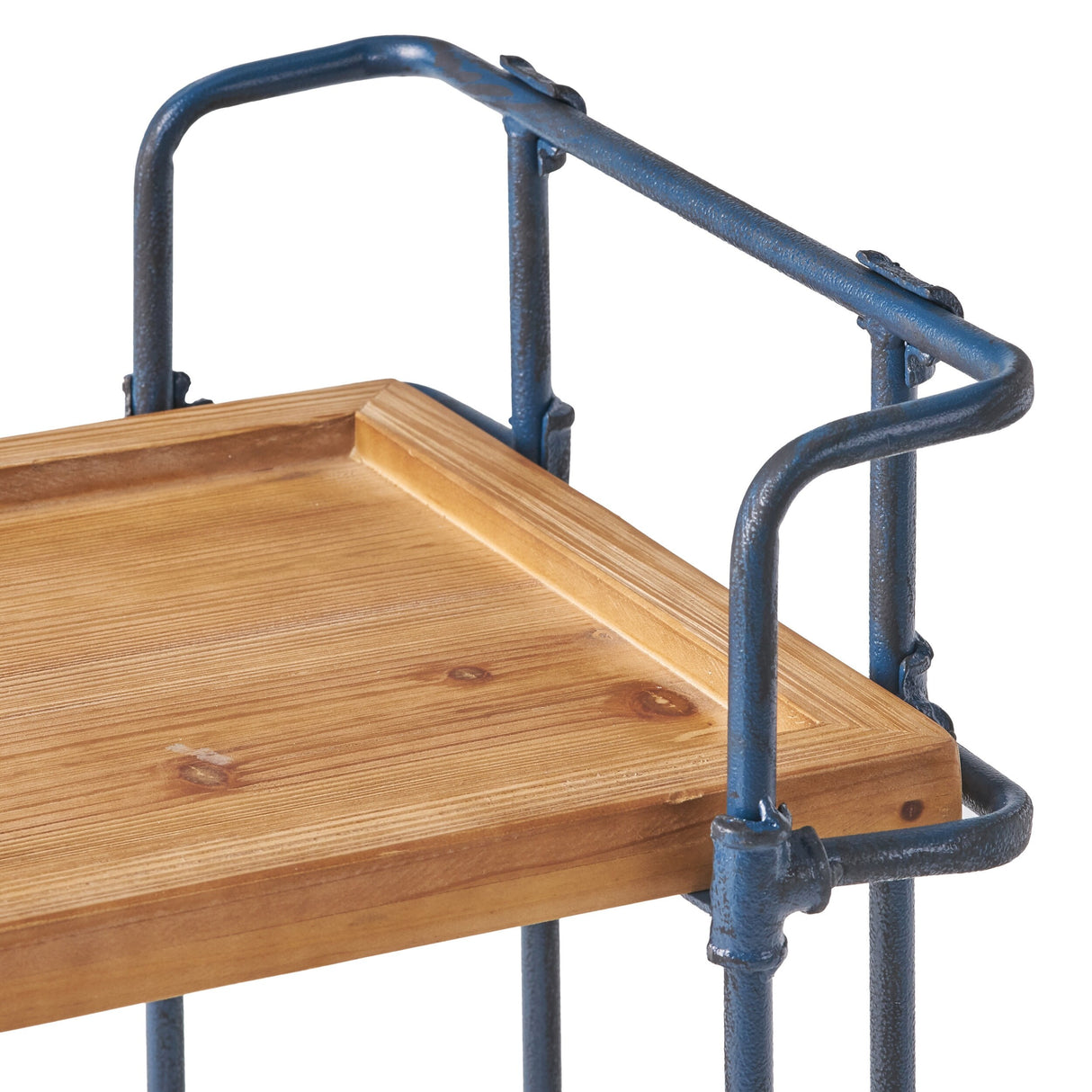 Eden Outdoor Industrial Firwood and Iron Bar Cart by Christopher Knight Home - 28.00" L x 17.25" W x 33.00" H