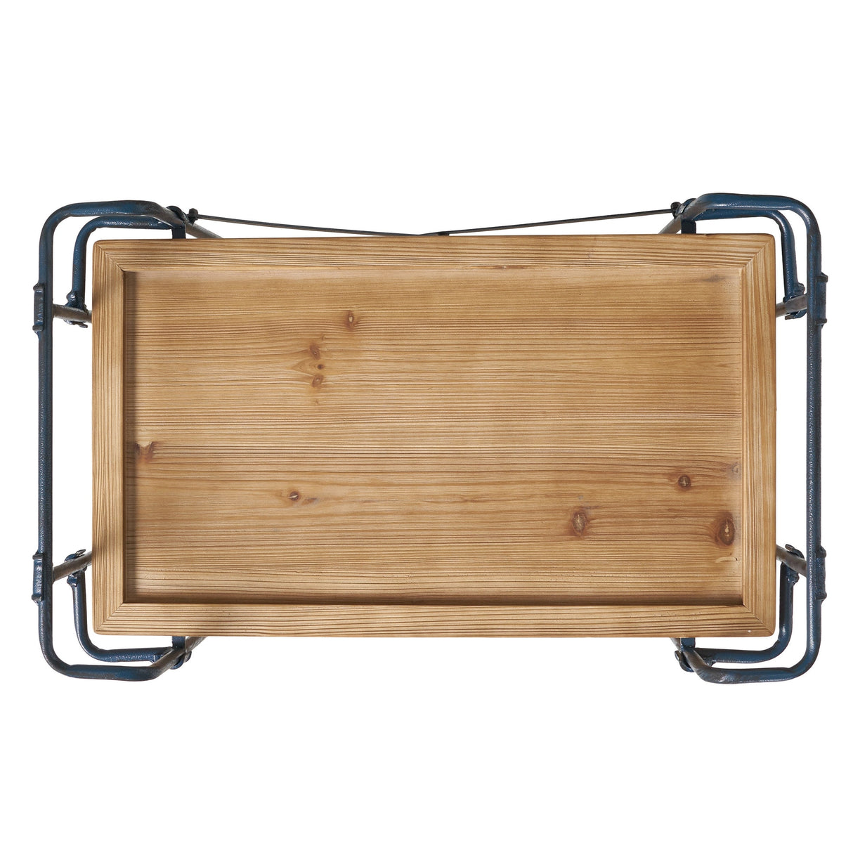 Eden Outdoor Industrial Firwood and Iron Bar Cart by Christopher Knight Home - 28.00" L x 17.25" W x 33.00" H