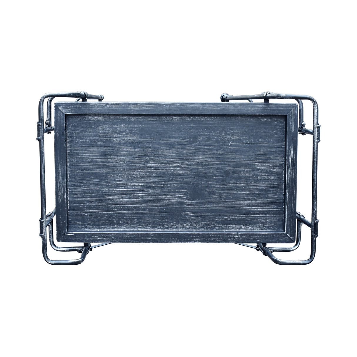Eden Outdoor Industrial Firwood and Iron Bar Cart by Christopher Knight Home - 28.00" L x 17.25" W x 33.00" H