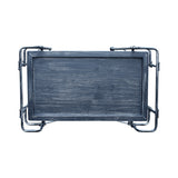 Eden Outdoor Industrial Firwood and Iron Bar Cart by Christopher Knight Home - 28.00" L x 17.25" W x 33.00" H