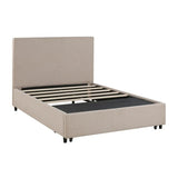 Edgar Beige Storage Bed Full