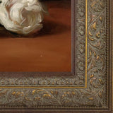 La Pastiche Edouard Manet 'Branch Of White Peonies With Pruning Shears' Hand Painted Oil Reproduction