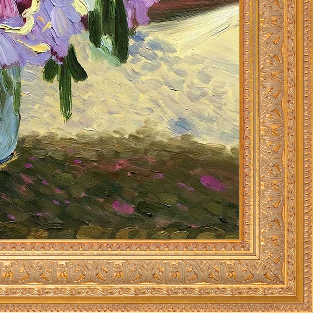 La Pastiche Edouard Vuillard 'Vase of Flowers' Hand Painted Oil Reproduction