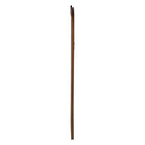 Eel 65 Inch Wall Mirror, Espresso Brown Arched Wood Frame, Hand Carved Rose