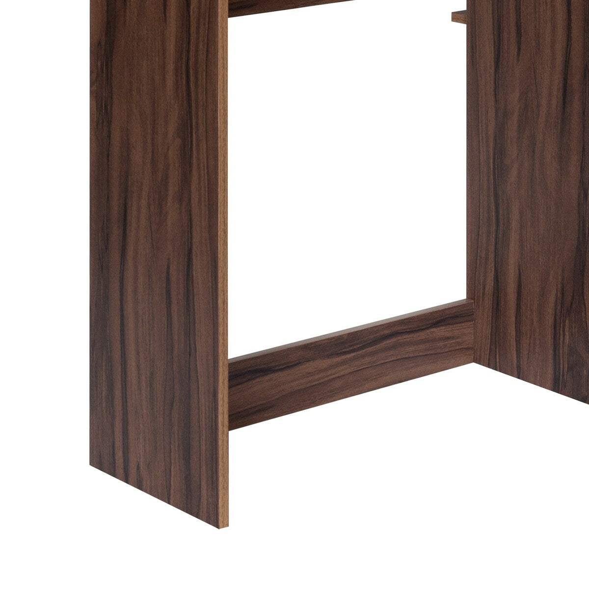 Efficient Home Laptop Notebook Computer Desk with Square Shelves