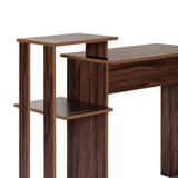 Efficient Home Laptop Notebook Computer Desk with Square Shelves