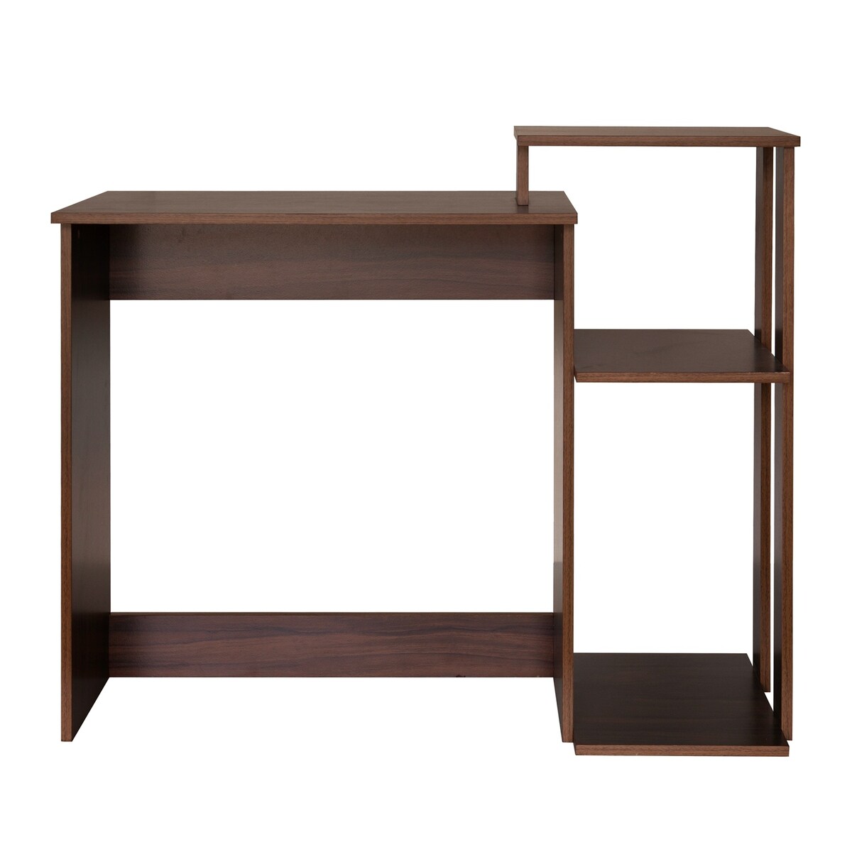 Efficient Home Laptop Notebook Computer Desk with Square Shelves