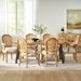 Egan Fabric and Wood 7 Piece Dining Set by Christopher Knight Home