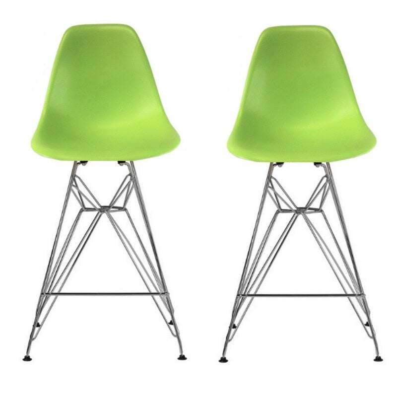 Eiffel Chrome (27") - 41”Hx21”Wx21”D