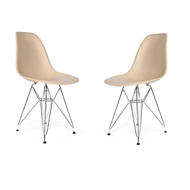 Eiffel Chrome (27") - 41”Hx21”Wx21”D