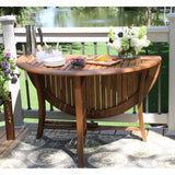 Eilaf 5 pc. Eucalyptus Folding Dining Set - N/A