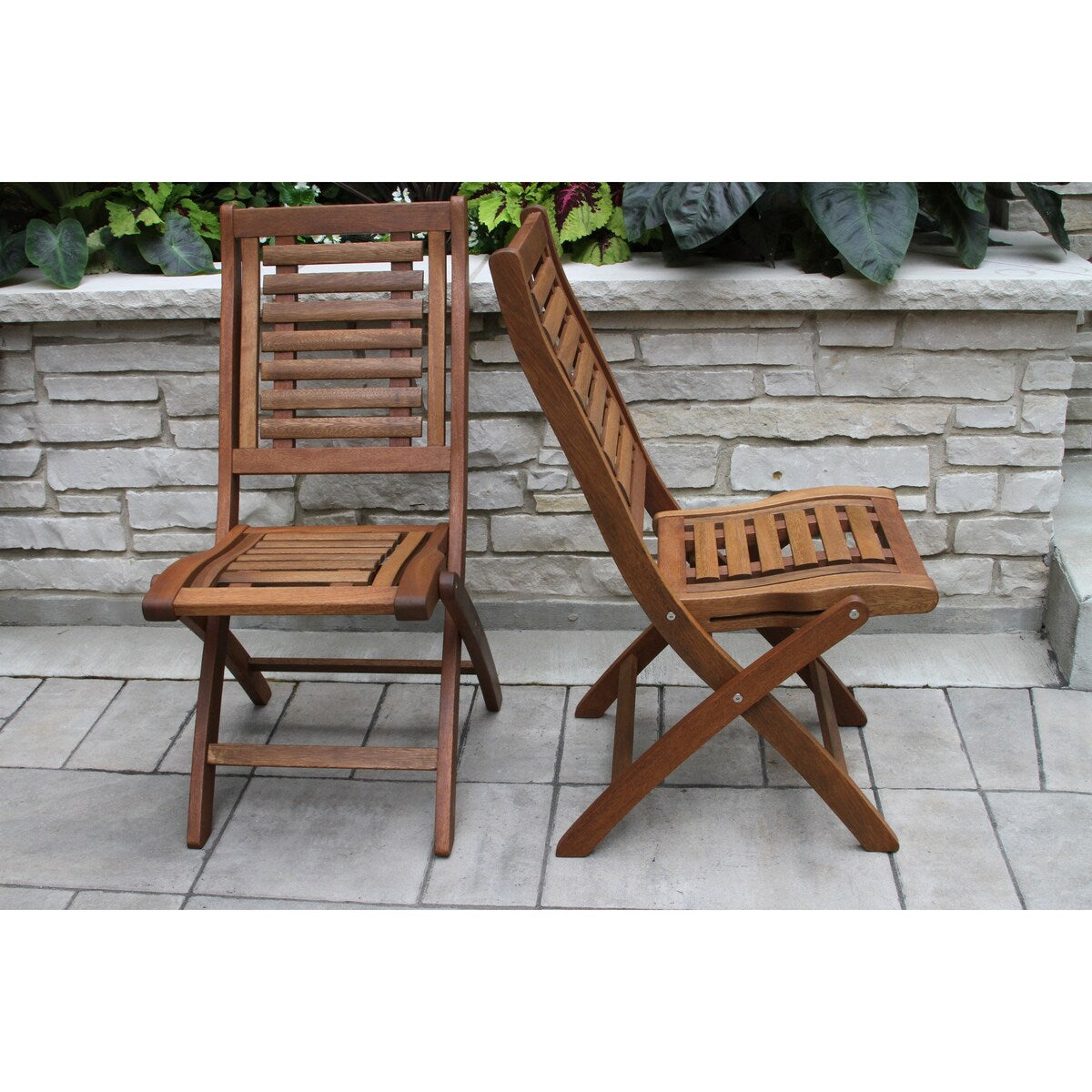 Eilaf 5 pc. Eucalyptus Folding Dining Set - N/A