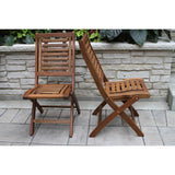 Eilaf 5 pc. Eucalyptus Folding Dining Set - N/A