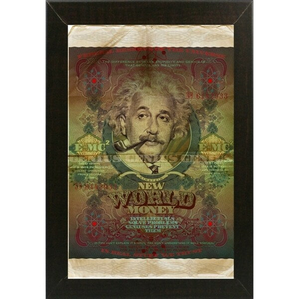 Einstein-VALBOC139186 Print 40"x26.5" by Val Bochkov