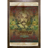 Einstein-VALBOC139186 Print 40"x26.5" by Val Bochkov