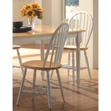 Eira Two-tone Windsor Arrow Back Dining Chairs (Set of 4)