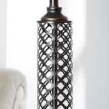 Elaina Metal Screen Floor Lamp