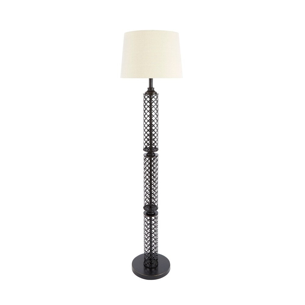 Elaina Metal Screen Floor Lamp