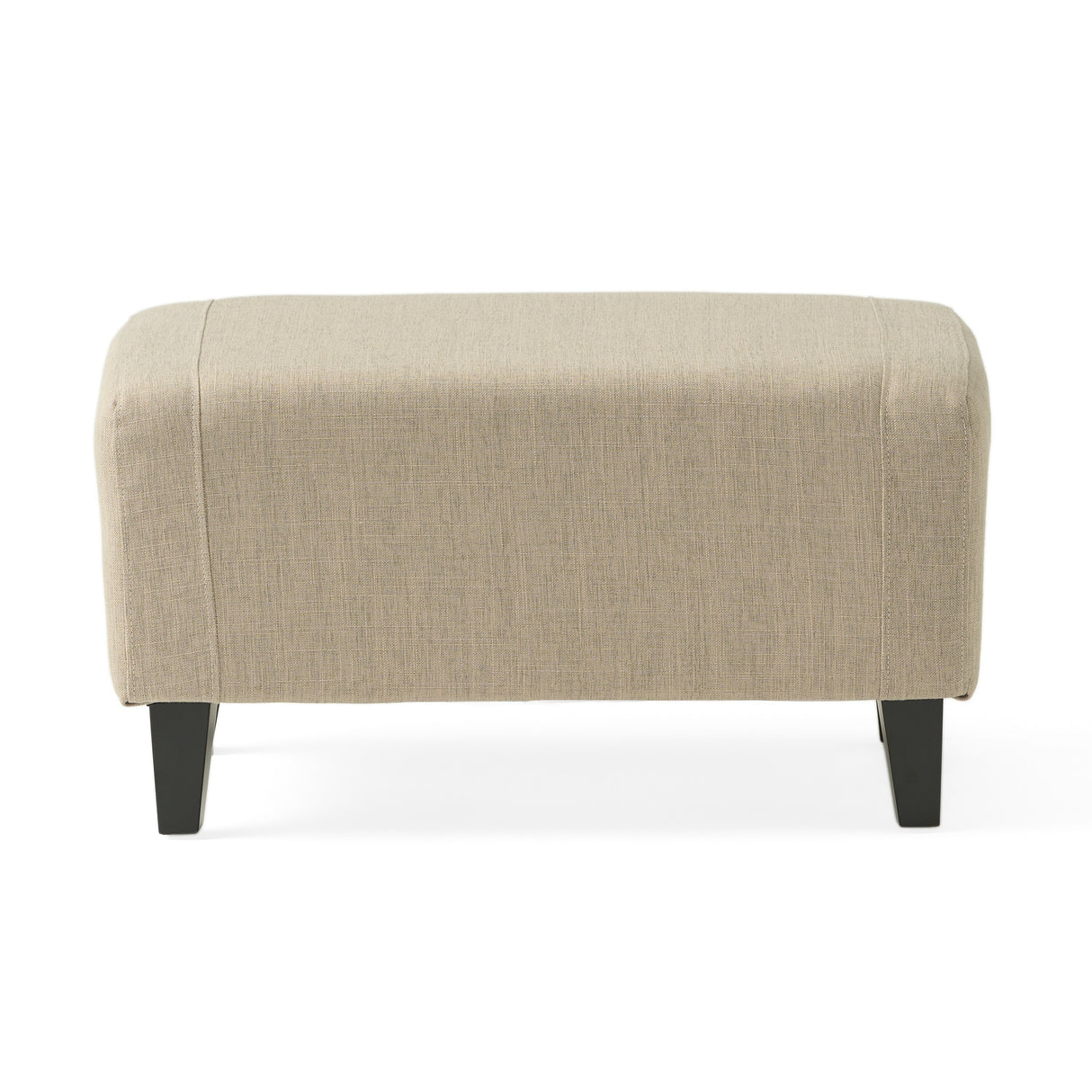 Elaine Light Beige Tufted Fabric Club Chair with Ottoman by Christopher Knight Home