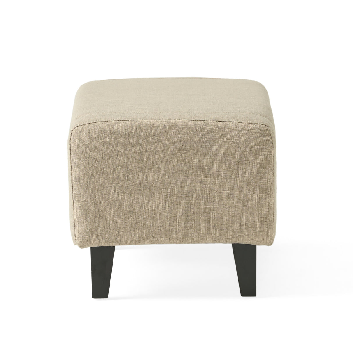 Elaine Light Beige Tufted Fabric Club Chair with Ottoman by Christopher Knight Home