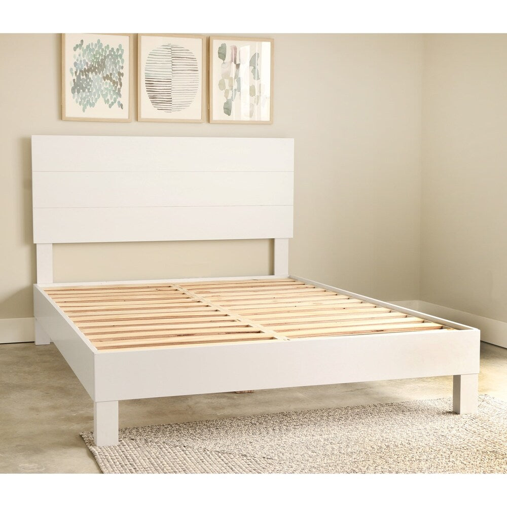 Elan Furniture Queen Size Hardwood Platform Bed Headboard