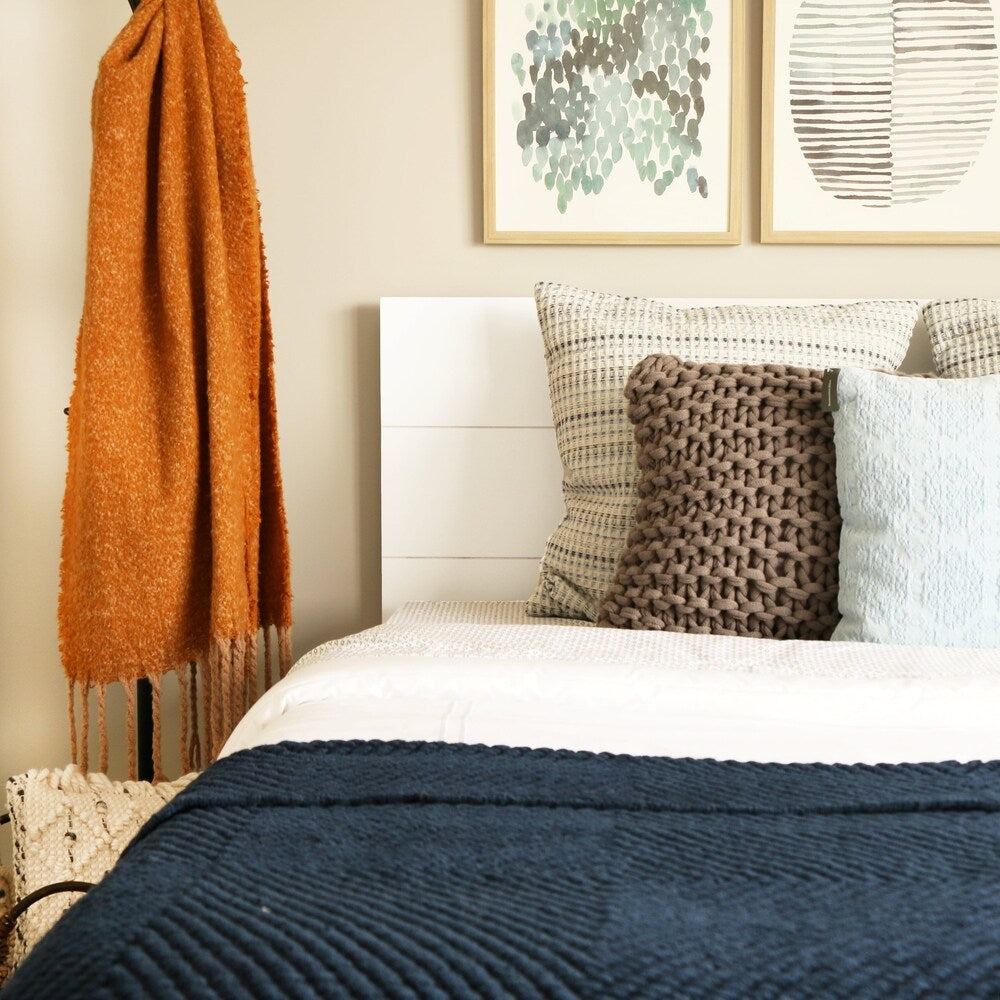 Elan Furniture Queen Size Hardwood Platform Bed Headboard