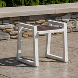 Elan Furniture Vero Outdoor 3 Piece Chat Set - Birds Eye Sunbrella Cushions