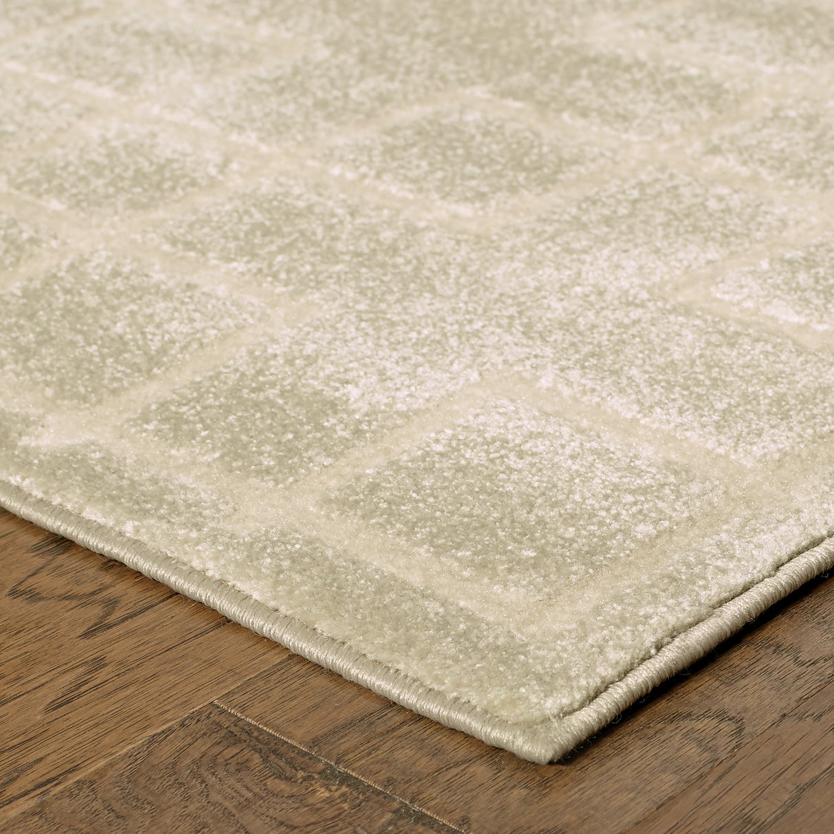 Vista Home Elance Geometric Trellis Heathered Area Rug