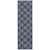 Vista Home Elance Geometric Trellis Heathered Area Rug