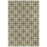 Vista Home Elance Geometric Trellis Heathered Area Rug