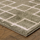 Vista Home Elance Geometric Trellis Heathered Area Rug