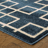 Vista Home Elance Geometric Trellis Heathered Area Rug