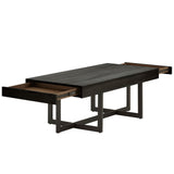 Eldersley Wood Finish Coffee Table with Two Drawers by iNSPIRE Q Modern