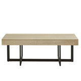 Eldersley Wood Finish Coffee Table with Two Drawers by iNSPIRE Q Modern
