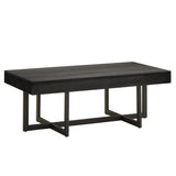 Eldersley Wood Finish Coffee Table with Two Drawers by iNSPIRE Q Modern