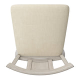 Eleanor Panel Back Wood Swivel Chair by iNSPIRE Q Classic