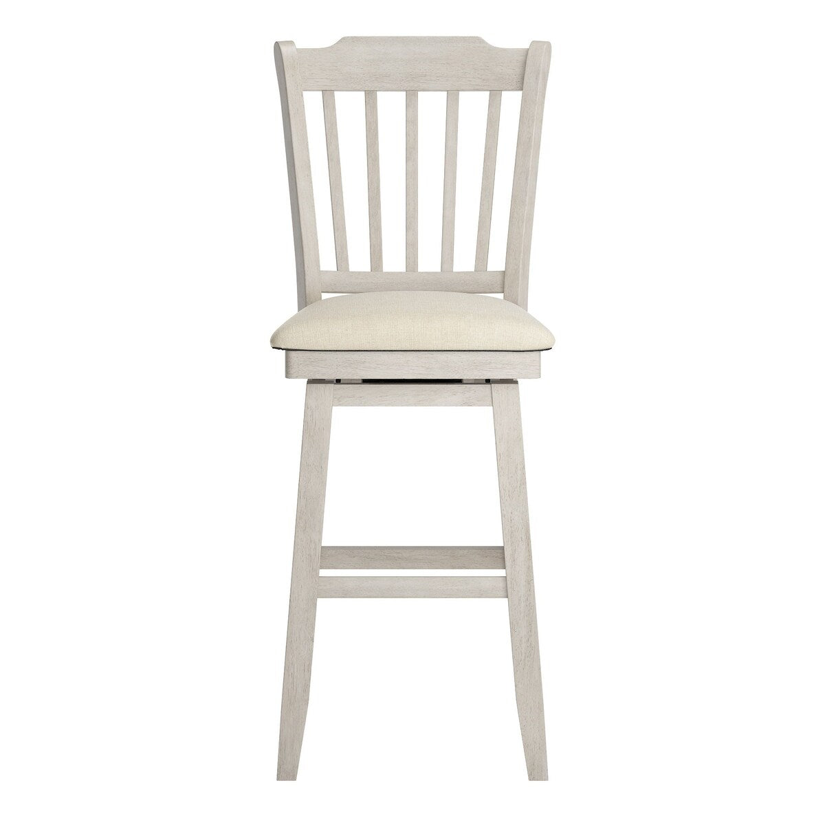 Eleanor Slat Back Wood Swivel Stool by iNSPIRE Q Classic