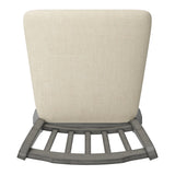 Eleanor Slat Back Wood Swivel Stool by iNSPIRE Q Classic