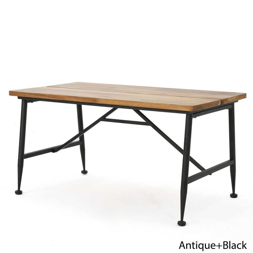 Eleanora Acacia Wood Coffee Table by Christopher Knight Home