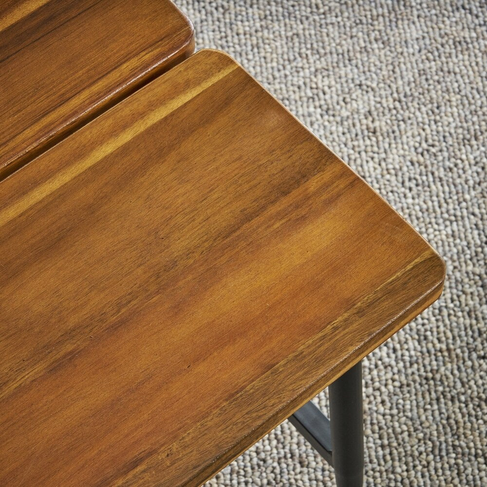 Eleanora Acacia Wood Coffee Table by Christopher Knight Home