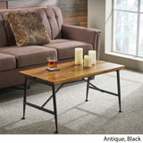 Eleanora Acacia Wood Coffee Table by Christopher Knight Home