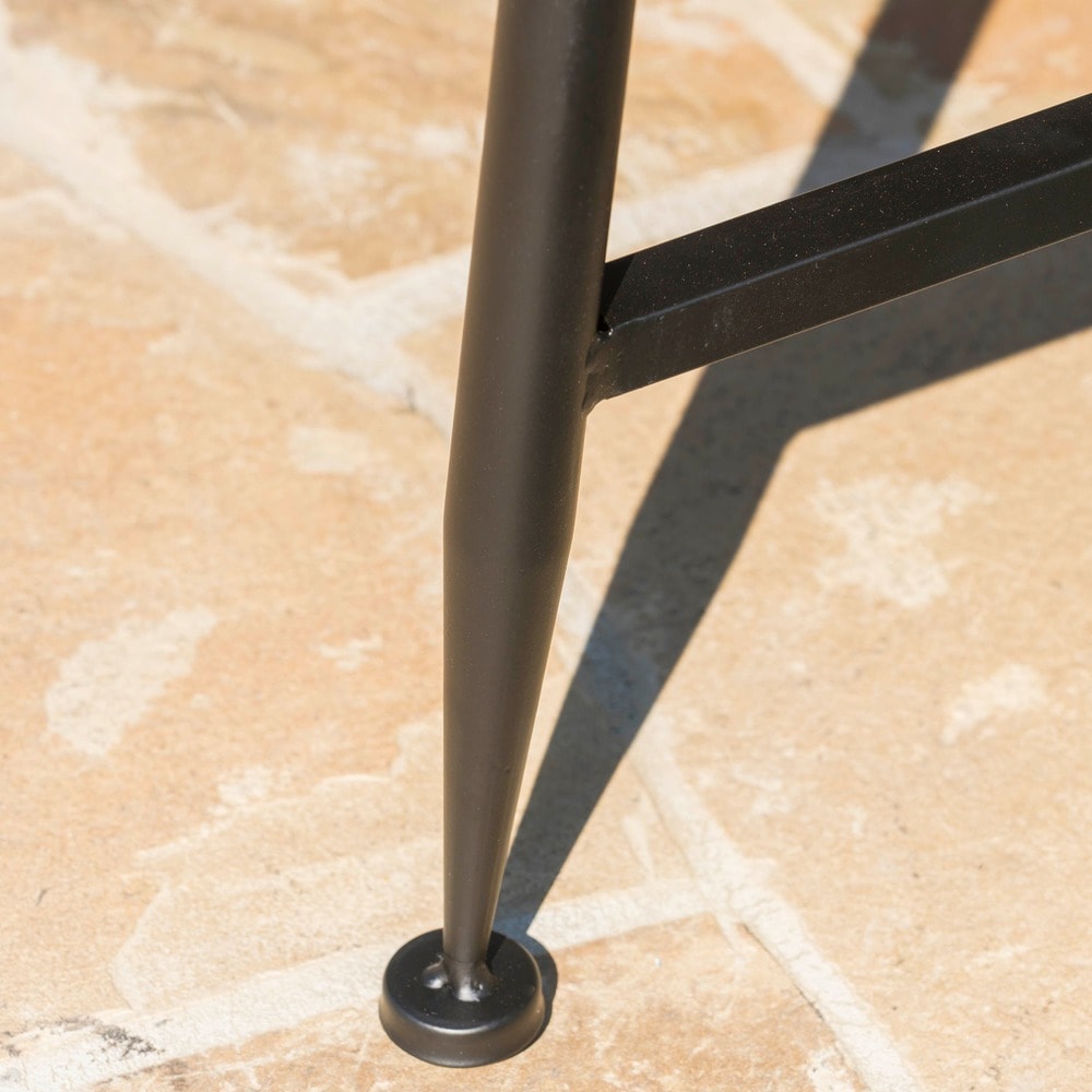 Eleanora Outdoor Acacia Wood End Table (Set of 2) by Christopher Knight Home